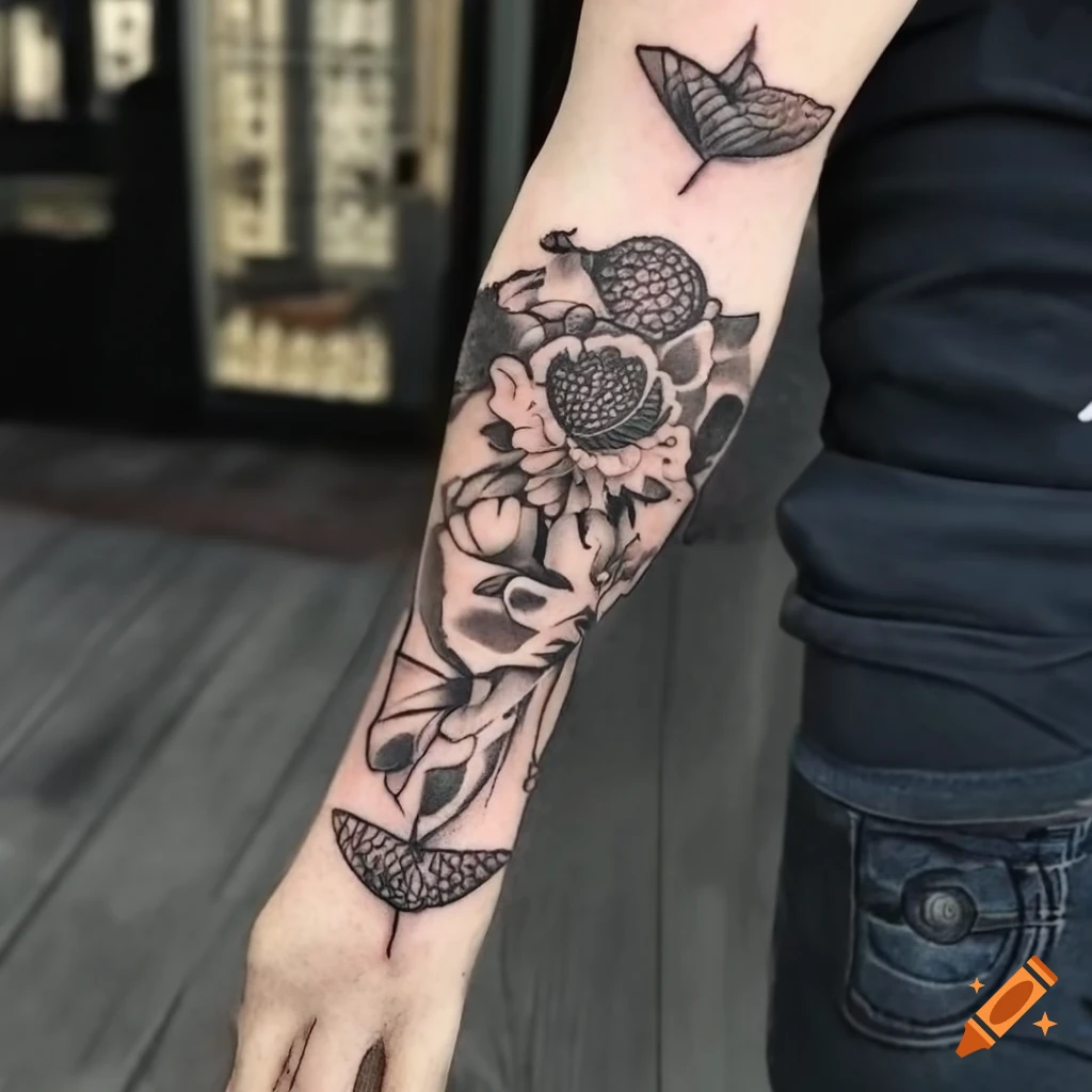 dotwork tattoo art
