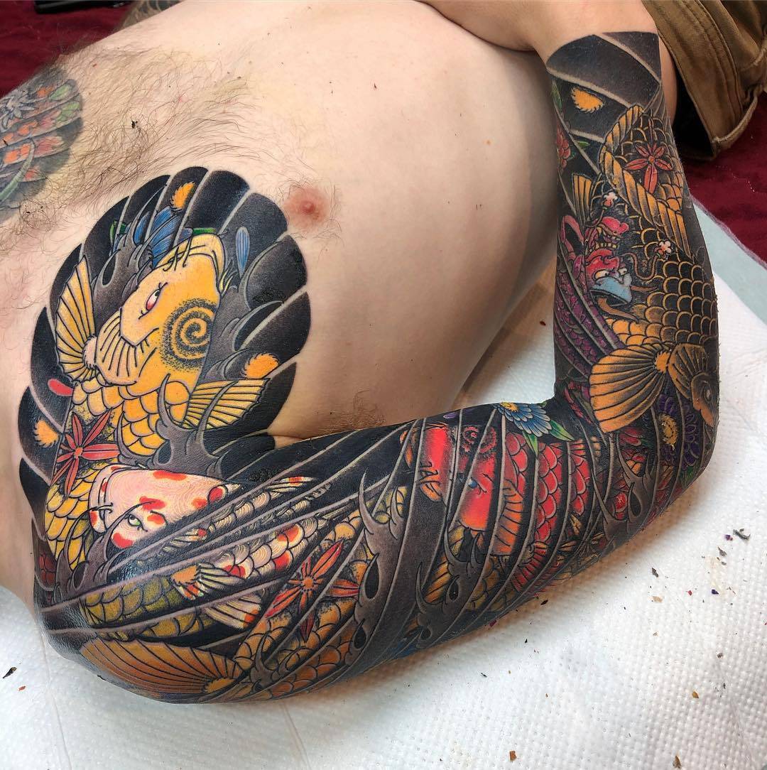 Japanese Irezumi tattoo art