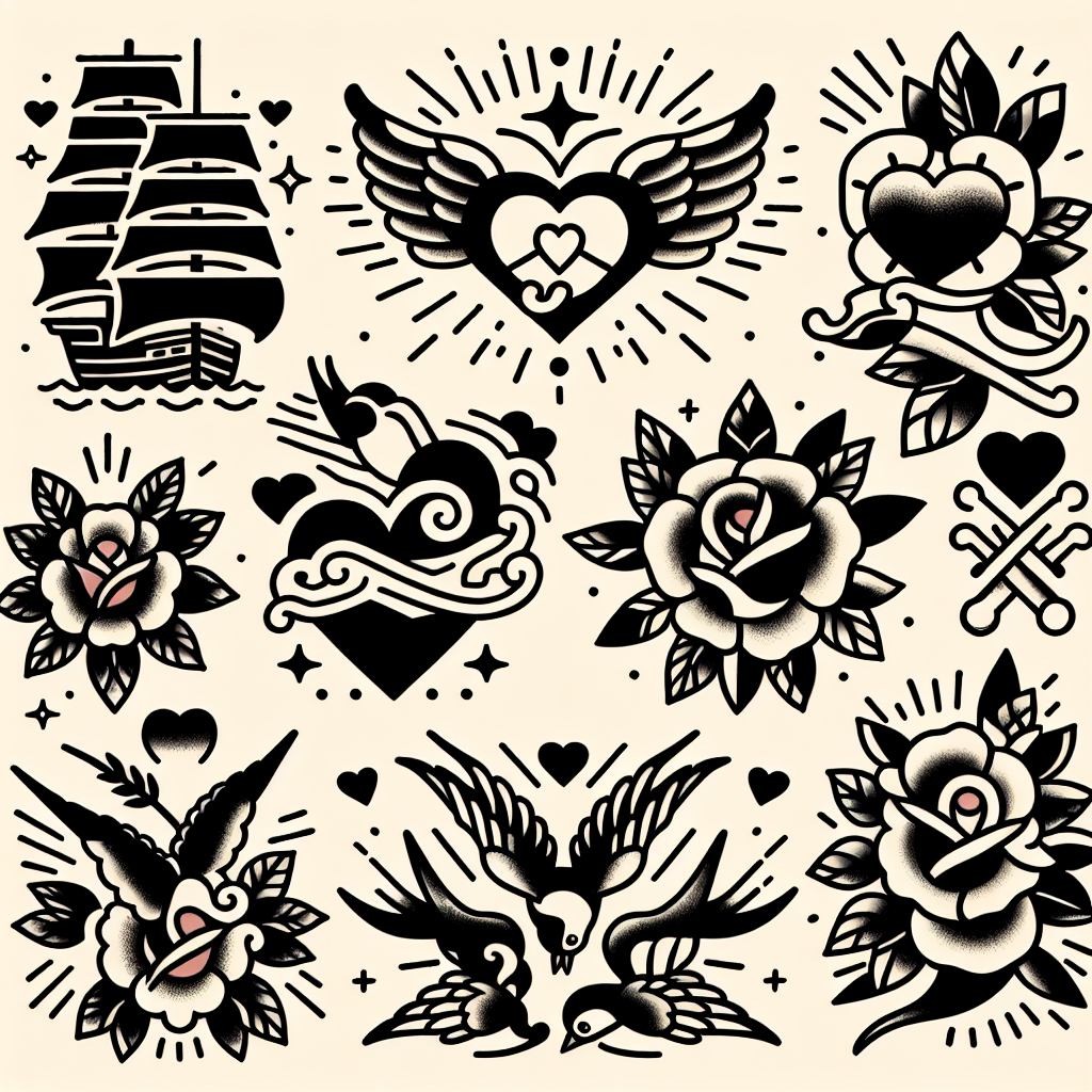 Oliver Peck traditional tattoos
