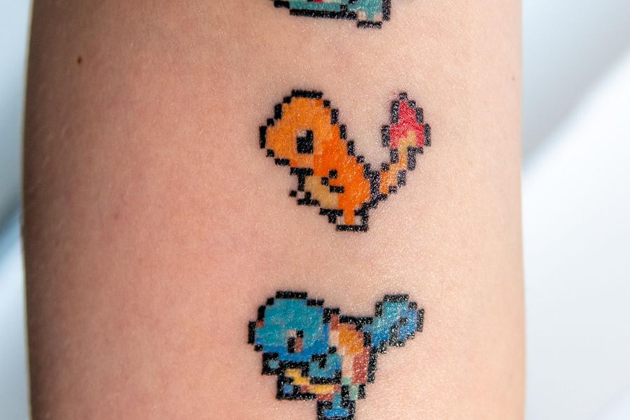 pixel art tattoos