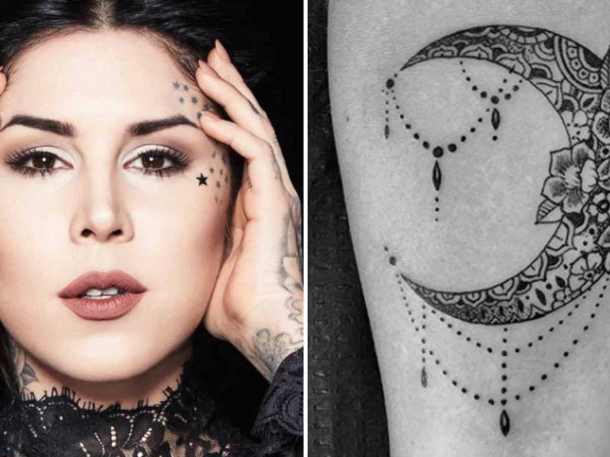 Kat Von D portrait tattoos