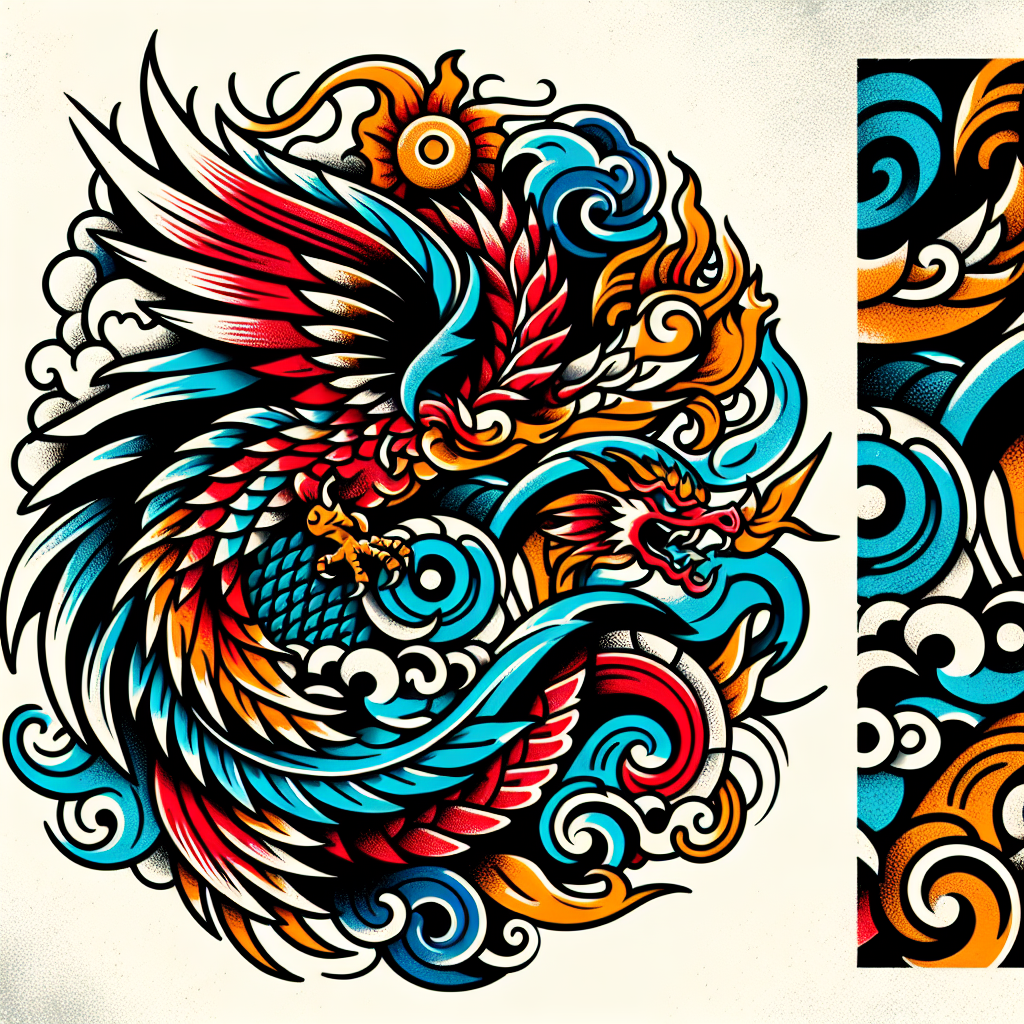 Megan Massacre neo-traditional tattoos