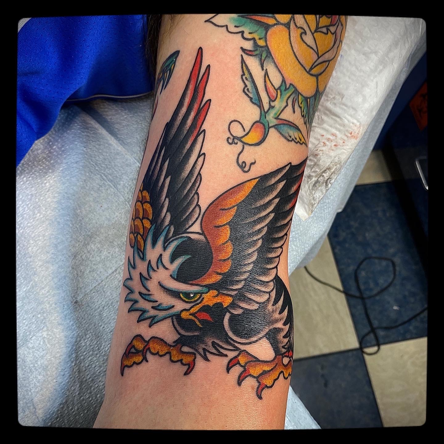 Oliver Peck traditional tattoos