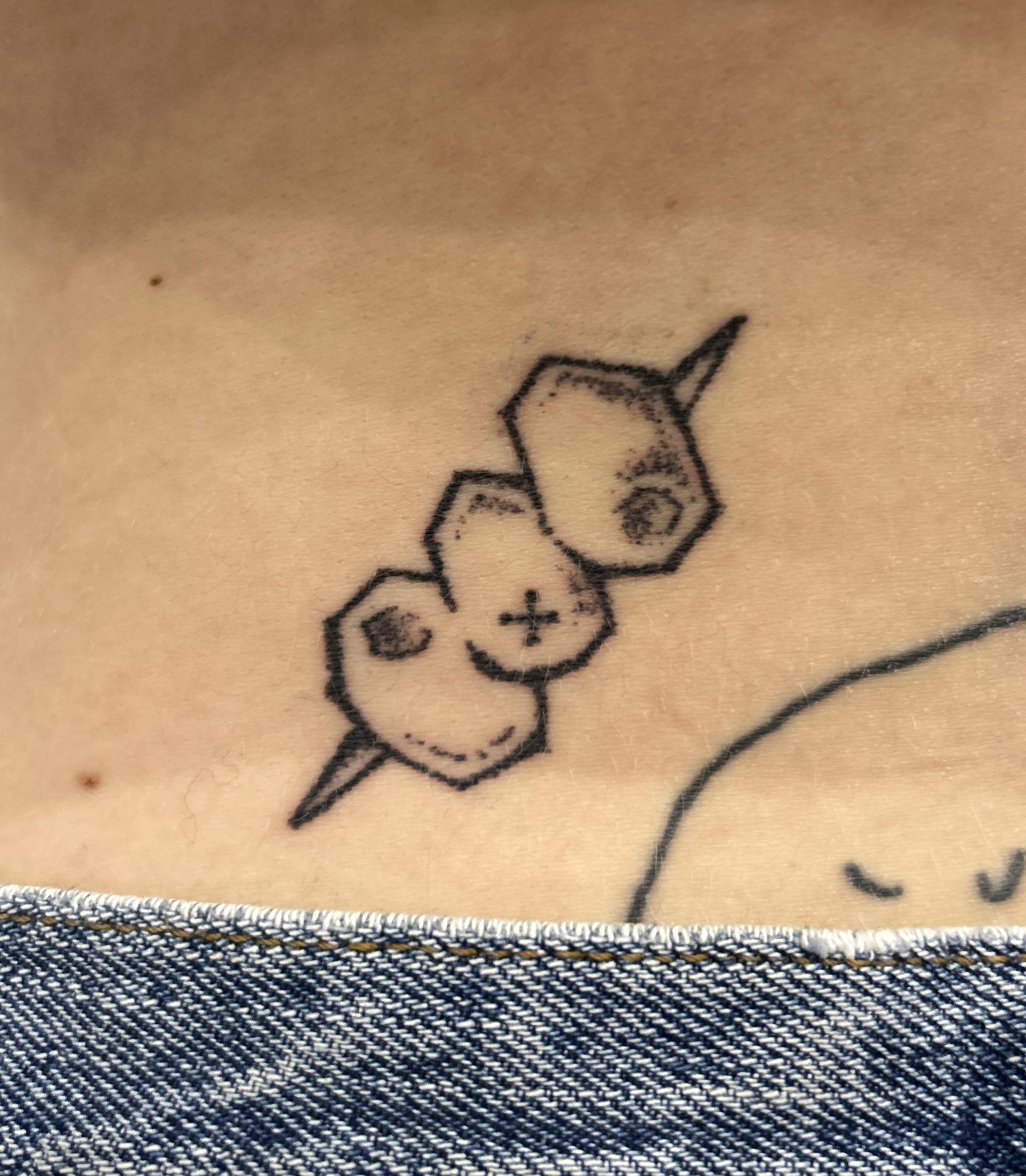 Tea Leigh stick-and-poke tattoos