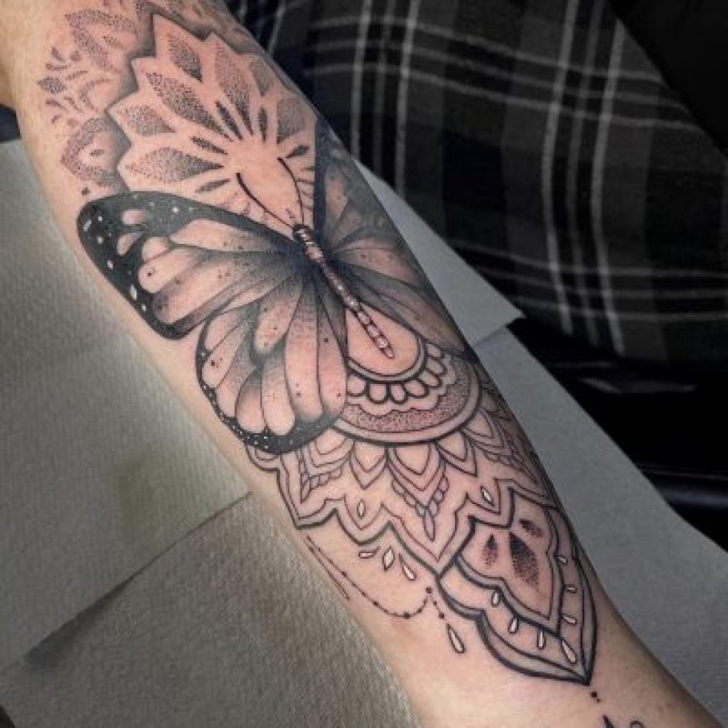 Abstract Biomechanical Tattoo