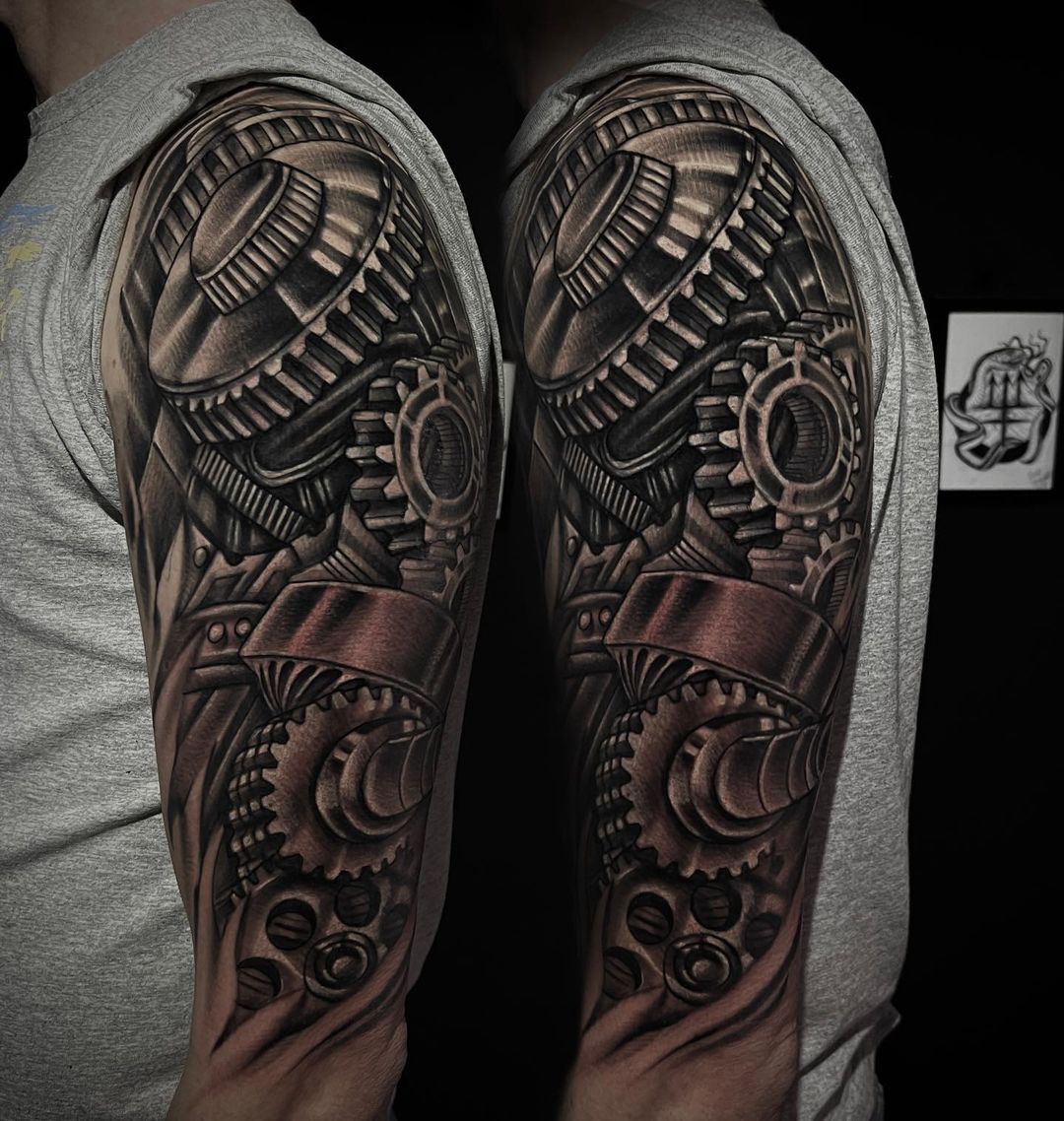 Classic Biomechanical Tattoo
