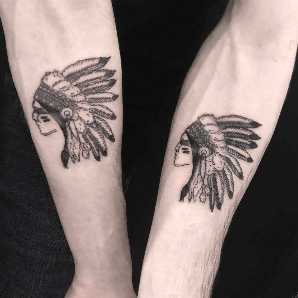 Native American symbols tattoo