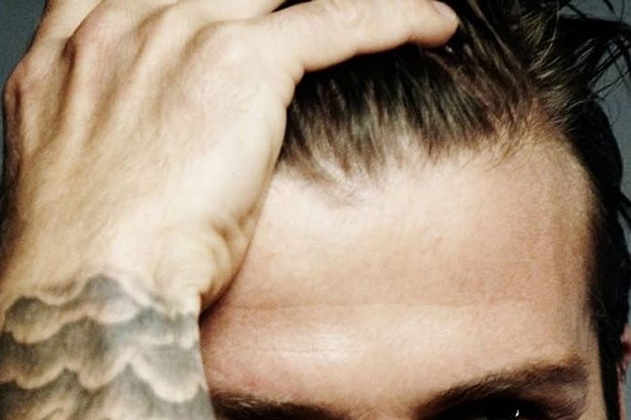 David Beckham sleeve tattoos