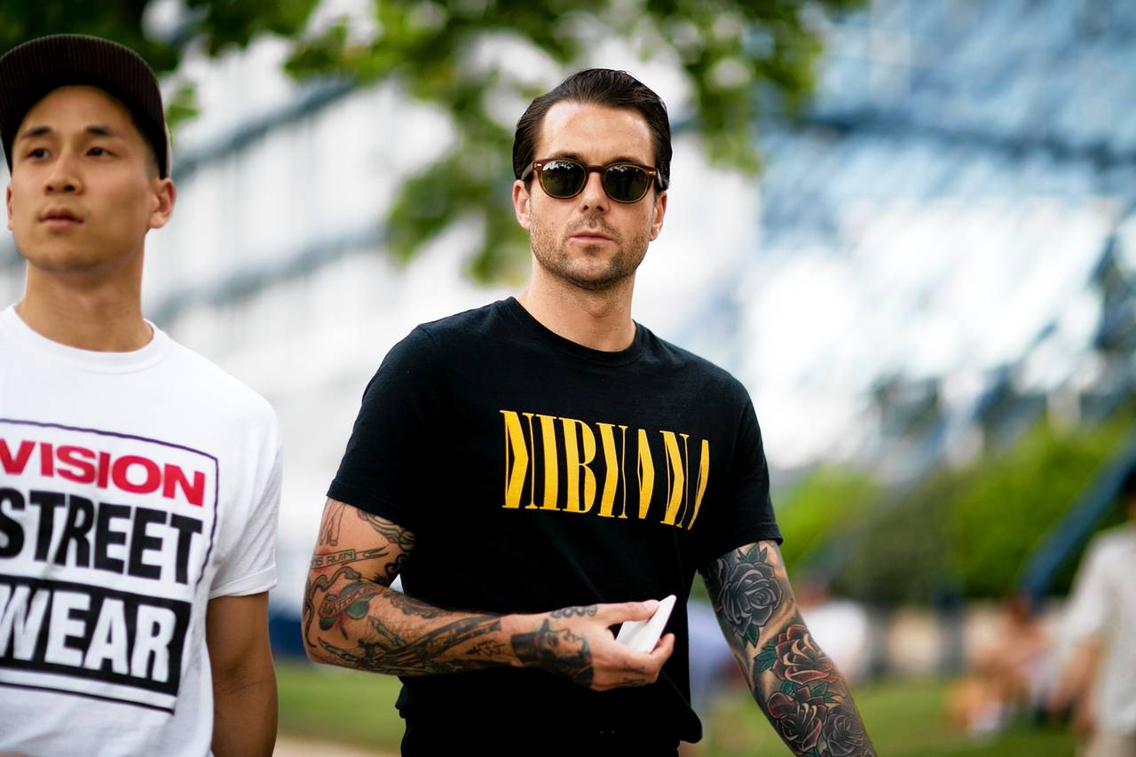 Givenchy tattoo-inspired clothing