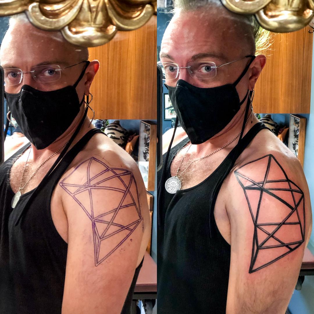 Rick Owens tattoo-inspired designs