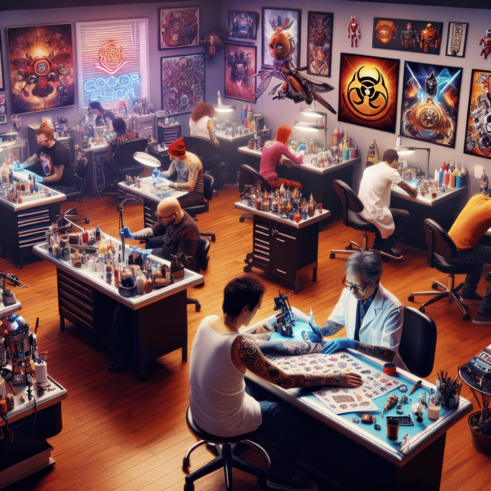 Niche Inks: Exploring Tattoo Parlors Specializing in Geek and Pop Culture Themes