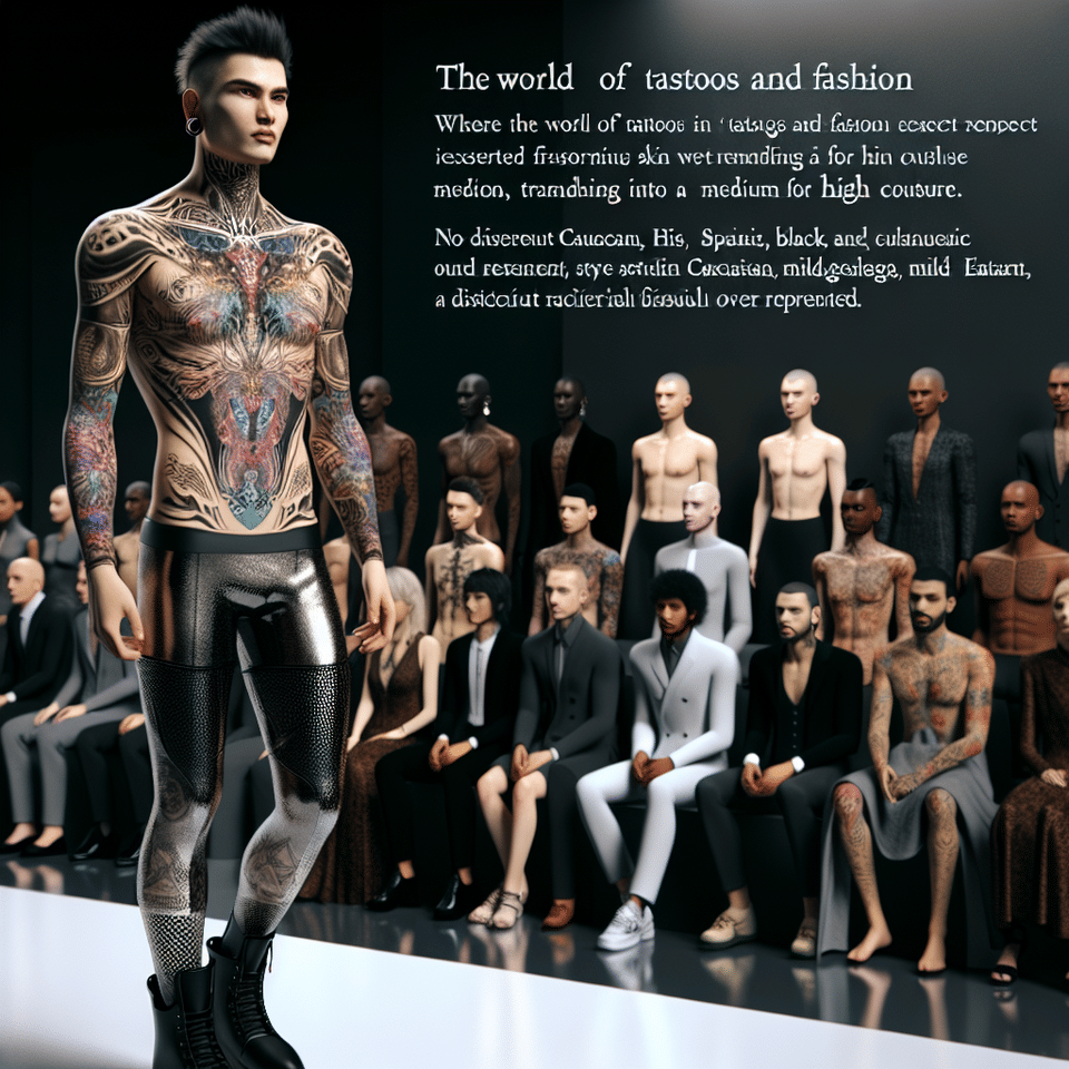 The Intersection of Tattoos and Fashion: When Skin Becomes a Canvas for Couture