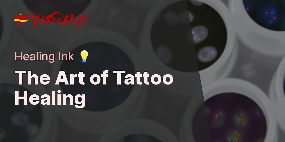Ink and Skin The Science Behind Tattoo Healing and Aftercare