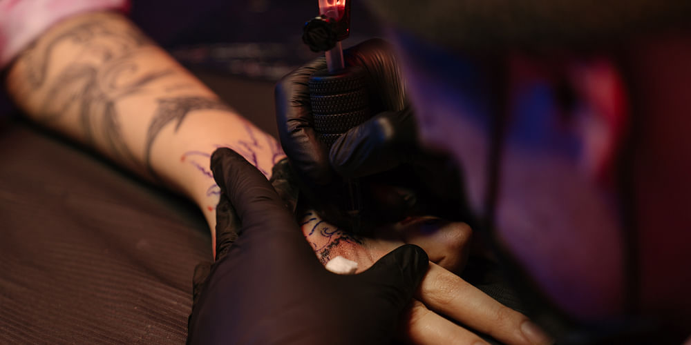 What is the process when getting a tattoo for the first time?