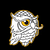 The Golden Owl Tattoo & Gallery Logo