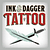 Ink & Dagger Tattoo Logo