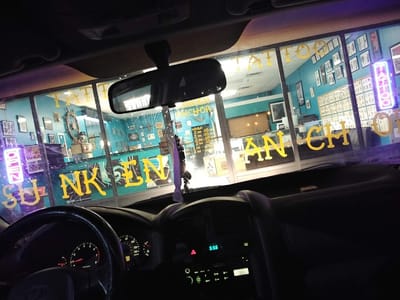 A Sunken Anchor Tattoos