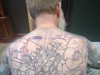 American Crow Tattoo