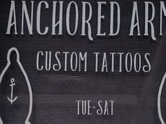 Anchored Arms Custom Tattoo