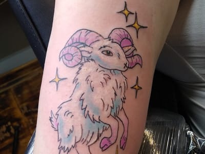 Anchored Arms Custom Tattoo