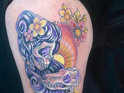 Arrows and Embers Custom Tattoo