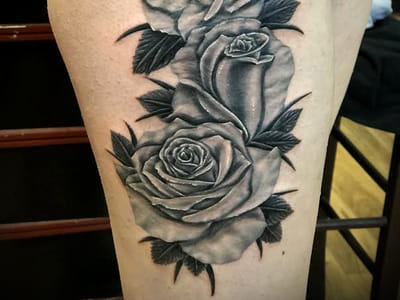 Arrows and Embers Custom Tattoo