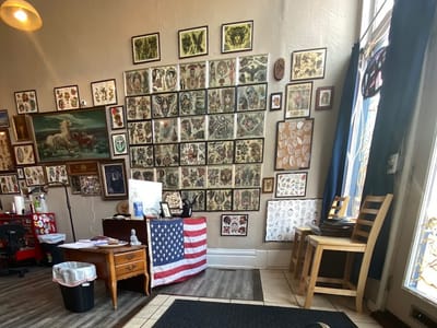 Atlas and Anchor Tattoo