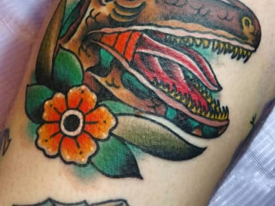 Atlas and Anchor Tattoo