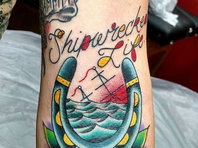 Atlas and Anchor Tattoo