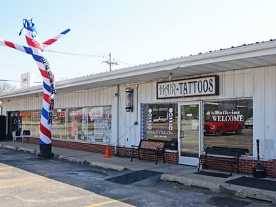 Bam's Chop Shop Full service: Tattoo Studio , Beaty/Barbering shop, Permenant makeup artist, piercings