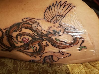 Big Hot Olive Tattoo