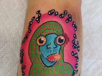 Big Hot Olive Tattoo