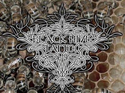 Black Hive Tattoo