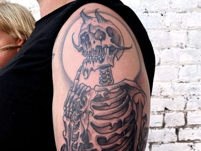 Black horsemen tattoo