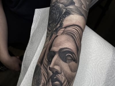 Black horsemen tattoo