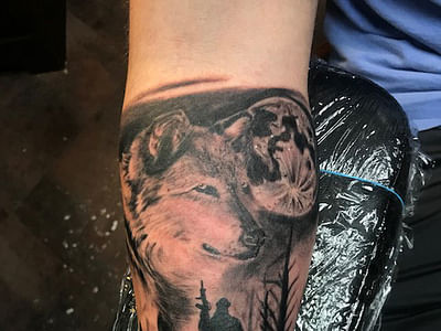 Black Shamrock 215 Tattoo