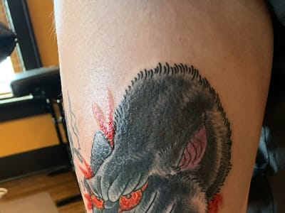 Black Squirrel Tattoo