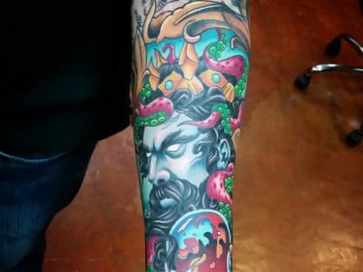 Bleeding beauty tattoo