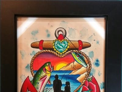 Bleeding beauty tattoo