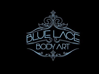 Blue Lace Body Art