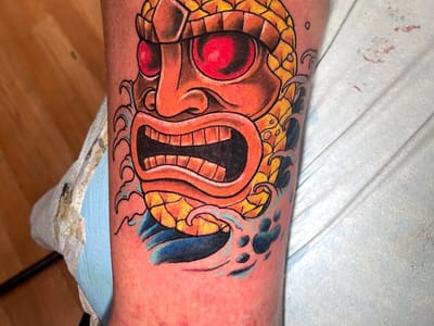 Blue Wave Tattoo Kauai