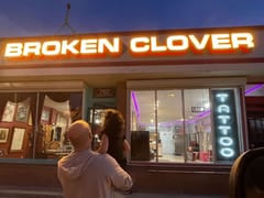 Broken Clover Tattoo
