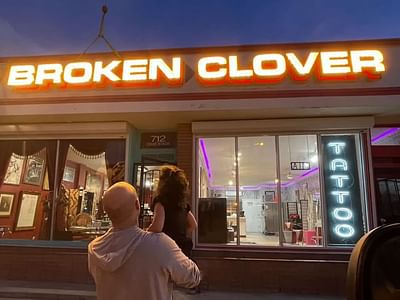 Broken Clover Tattoo