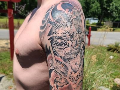 Broken Lantern Tattoo