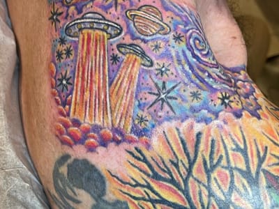 Burning Sparrow Tattoo