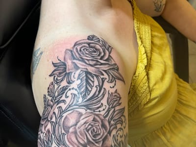 Burning Sparrow Tattoo