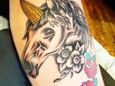 Calico Queen Tattoo