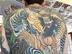 Chrome Dragon Tattoo