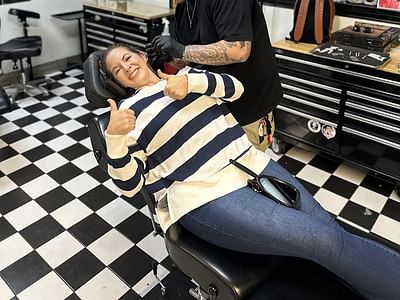 Cleen Rock One's Golden Skull Tattoo