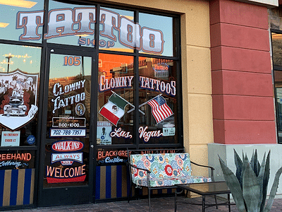 ClownyTattoos and body piercings